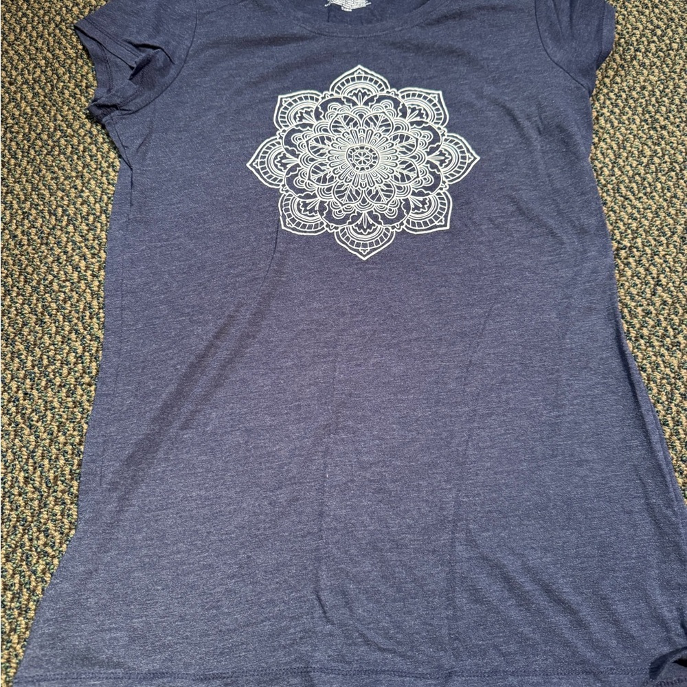 No Boundaries Navy Mandala Tee